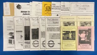 The Collectors Register Angling Collectables fourteen editions of the monthly publication including