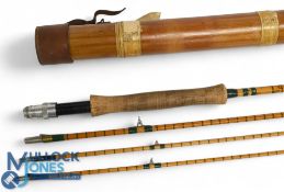 Hardy Palakona Crown Houghton 10ft 3pc with spare tip fly rod NoH413066 revarnished with some