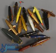 Selection of 18x wood and plastic Devon Minnows up to 3.5
