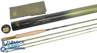 Wichwood River & Stream carbon trout fly rod 11ft 4pc line 4#, alloy double uplocking reel seat with
