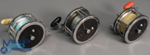 3x Penn USA sea reels - incl' 2x Penn 49 super mariners and a Penn 49 deep sea reel, all USA made,