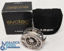 A fine Loop Evotec FW 2168 5/7 alloy trout fly reel 3 3/8