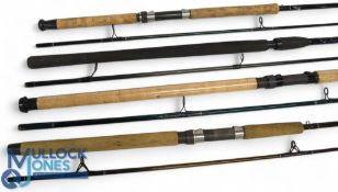 4x Various rods - to incl ABU Garcia Cardinal 1000 11ft 2pc rod casting wt up to 60gms little