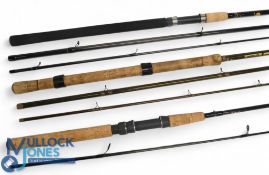 Tricast Trophy IM6 13ft 3pc Tom Pickering carbon float rod, with cork handle and a DAM Sea Hawk spin