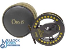 Orvis USA Battenkill large Arbor III alloy trout fly reel, 3 3/4