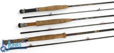 Greys of Alnwick Northumbrian 9ft 2pc carbon fly rod #7/8 cork handle and wood spacer, Normark