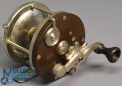 Edward Vom Hofe 2/0 hard rubber and nickel sea fishing multiplier reel model 621 serpent crank