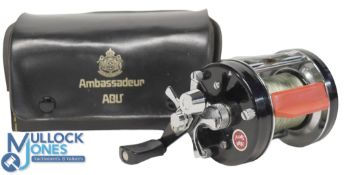 Abu Ambassadeur Sweden 6600C multiplier reel, Seat No 770 800, counter balanced handle, thumb bar,