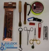 Another large collection of fishing tools and accessories: Partridge Fly Tying Days 1997. Priest