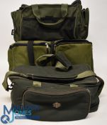 3x Fishing Tackle Holdall, a large Stillwater multi pocket bag with shoulder strap, a NGT