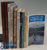 12 Fishing Books, mostly American and Norway related - to include Fishing Holes - Jim Conway 1969 2,