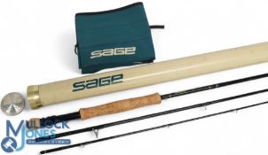 Sage USA SP Graphite IV 7100-3 Durascrim 4 3/8oz trout fly rod, alloy double uplocking reel seat,