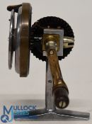 Similar example to above lot reel working half bail, smooth running and retaining black finish to