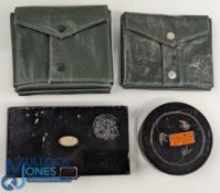 Hardy Accessories - scarce Hardy Prawn black japanned tin 6 ½