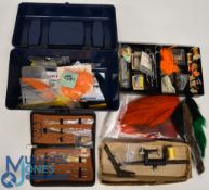 A fly tying kit in a multibox 12