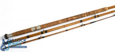 G C Mann Ltd Glasgow (possible retailer) Loch Maree whole cane rod with 50% split cane spliced