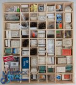 1000s of Fly-Fishing Hooks, most in sealed boxes, unused old shop stock with makers of Mustad,