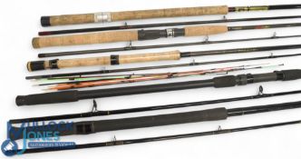 Collection of Various rods (5) Berkley Lightning 606 2pc graphite spinning rod 15-40gms, good, a