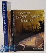 Five Barbel Fishing Books - Modern Barbel Bait & Tactics 2001 John Baker, The Ultimate Big Barbel