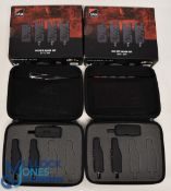 DAM U4X Bite Alarm Set - 2+1 and 3+1, both sets in zip case with instructions in original boxes.