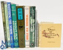 Ten Fishing Book - Day on Sea, Loch and River 1979 Murial Foster, Helping Fish in Lowland Streams