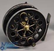 Allcocks Aerial alloy centre pin trotting reel, 3 3/4