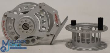 Airflo Balance 57 alloy trout offset fly reel with spare spool, 3