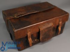 Hardy Bros Maker's stamped leather Tackle Case measures 20