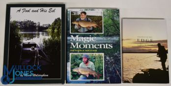 Three Hardback Fishing Books - Fishing on the Edge 2006 Leighton McDonnell limited edition (351/695)