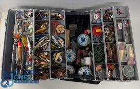 Large Qty of Fishing Tackle: Lures, Toby Plugs, Spoons, hook, line weight, tools, Micheal spare