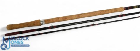 Bruce & Walker handmade carbon salmon fly rod 15ft 3pc line 10/12 (tip 3