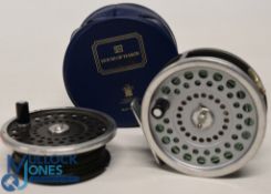 Hardy Marquis Salmon No.1, alloy fly reel, U shaped line guide, smooth alloy foot and metal check,
