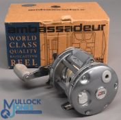 ABU Ambassadeur 5600AB multiplier reel foot stamped 070008, thumb bar release, star drag, c/w