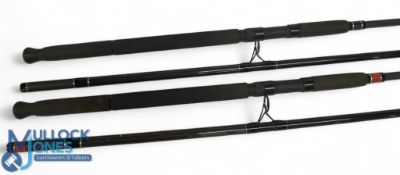 Pair of Greys Advent Plus 10ft 2pc carbon up-tide rods casting wt 6-10oz both fine in MOB (2)