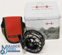 A scarce Hatch USA Finatic 3 Plus alloy trout fly reel 3 1/4