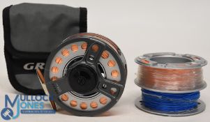 Greys GTX No.3 large arbor fly reel, 3 7/8