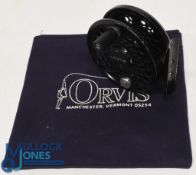 Orvis small mid arbor disc drag alloy fly reel 2 3/4