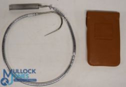 Shukra Patent Osterreichisches folding alloy gaff in full working condition, Turned hollow handle,