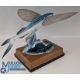 Royal Worcester Figurine of a Flying Fish limited edition of 300 modelled by R Van Ruyckevelt, on - Image 2 of 2