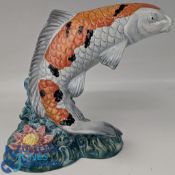 Beswick - A limited edition Koi Carp for UKI Ceramics, numbered 154/500 to the base, approximately