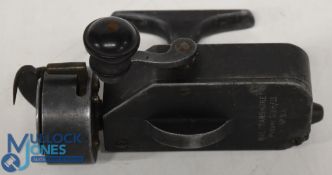 Rare Farshure Patent 5188/21 alloy threadline casting reel, No.93, pigtail line pick up, serpent