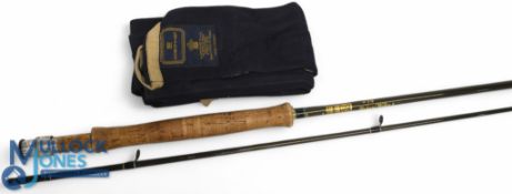 Hardy Alnwick Richard Walker No 3 Farnborough trout fly rod 10ft 2pc line 7/8#, alloy uplocking reel