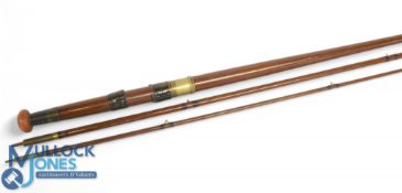 P D Malloch Maker Perth, whole cane rod FT No 2057, 11ft 3pc (tip 9