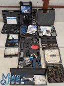 Various 'Sykes-Pickavent' Tools - features Digital Voltage Tester, sockets, brake caliper adjuster