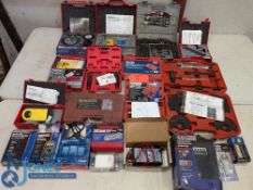 Automobile - Selection of 'Sealey' Tools to incl oil presser tester set 11pc, subframe alignment