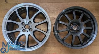 Automobilia - Alloy Wheels (2) includes a wheel RRC002040LEH, marked Japan 7JJ/16, 11 spoke 16