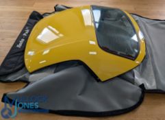 Automobile - MG Trophy Hardtop Roof in yellow with rear glass, come with Auto-Pak padded cover,