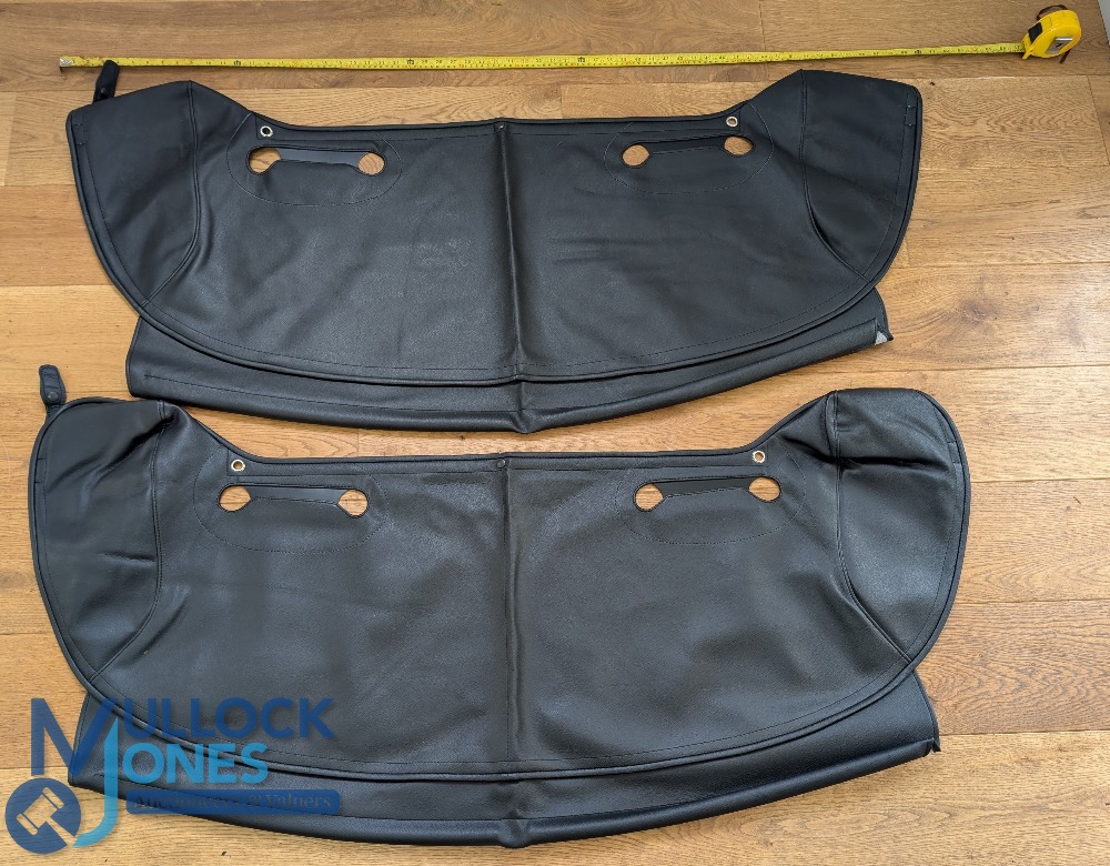 Automobile - Car Parts - MG Rover Open Flap Tonneau Cover x2 - faux leather, laid flat approx.