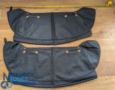 Automobile - Car Parts - MG Rover Open Flap Tonneau Cover x2 - faux leather, laid flat approx.