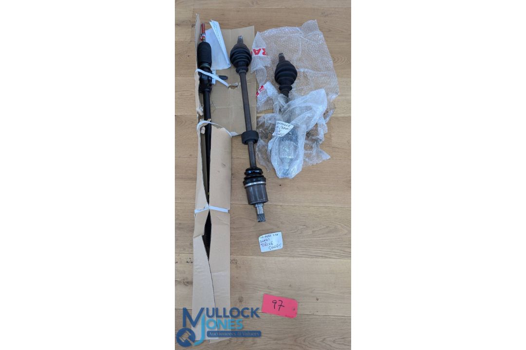 Automotive - Car Parts - Assorted Parts - includes steering rack, 2x drive shafts - see images (3) - Image 1 of 2